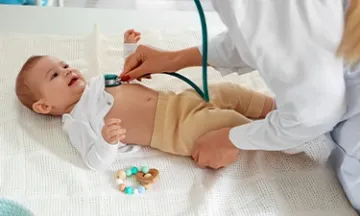 Signs of lung infections in babies