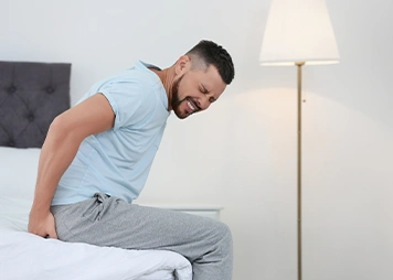 Pain or discomfort during bowel movements