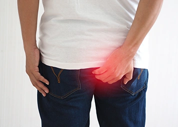 Itching or irritation around the anus