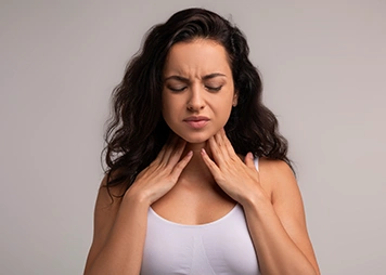 Persistent sore throat